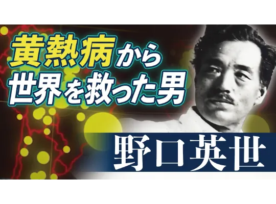 天才・野口英世の波乱の人生と功績を動画でわかりやすく解説
