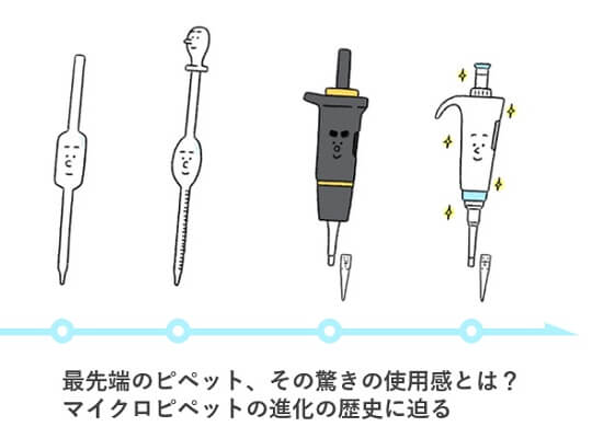 最先端のピペット、ニチリョー「Nichipet Air」誕生秘話とマイクロピペットの進化の歴史 | リケラボ